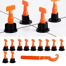 50 шт. нивелир клинья плитка разделитель многоразовые плитки выравнивания системы Плоские керамические напольные стены строительные инструменты Специальный ключ