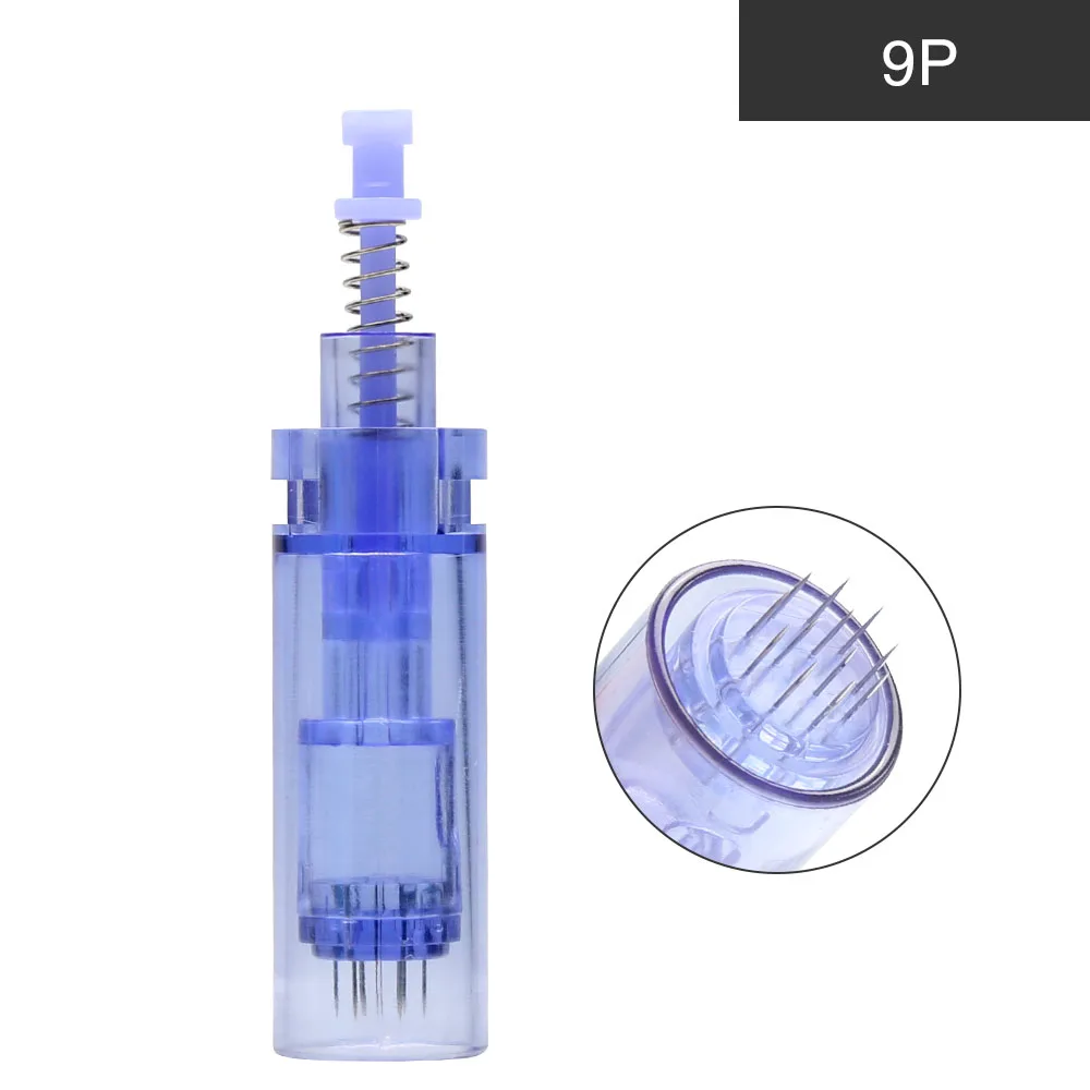 10PCS Electric Dr. Pen Needles Bayonet/ Screw 1/3/5/7/9/12/36/42 pins Nano Cartridge For Auto Micro Pen A1 A6 Tattoo Needles Needle Tip Nano MYM Microneedle