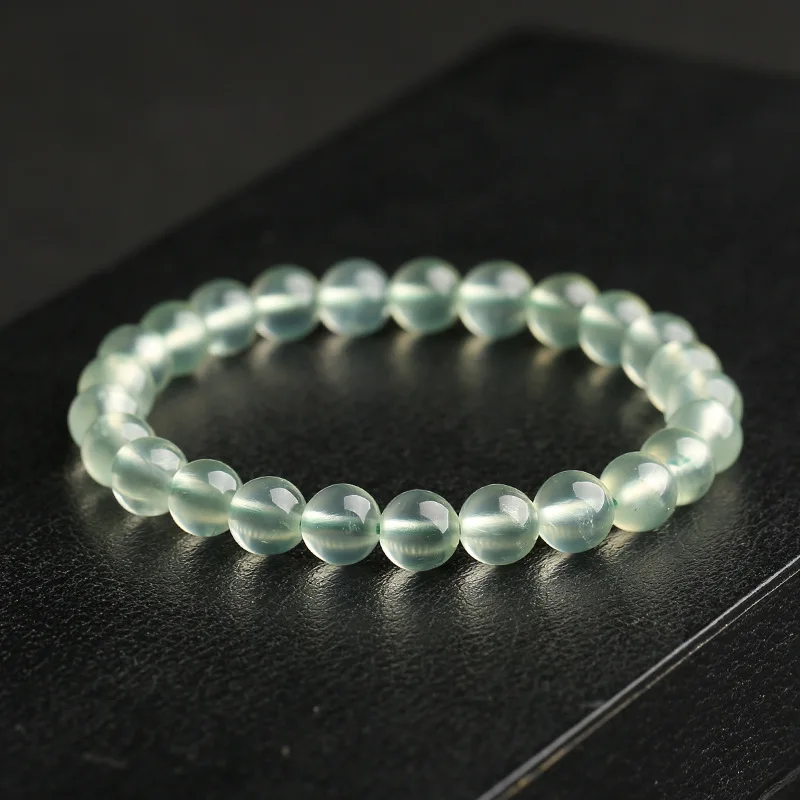 

Natural ice green grape stone Bracelet
