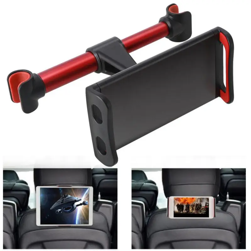 Автомобильная задняя Подушка держатель для телефона Подставка для планшета сиденье задний подголовник Монтажный кронштейн для iPhone SamSung Xiaomi IPad Tablet