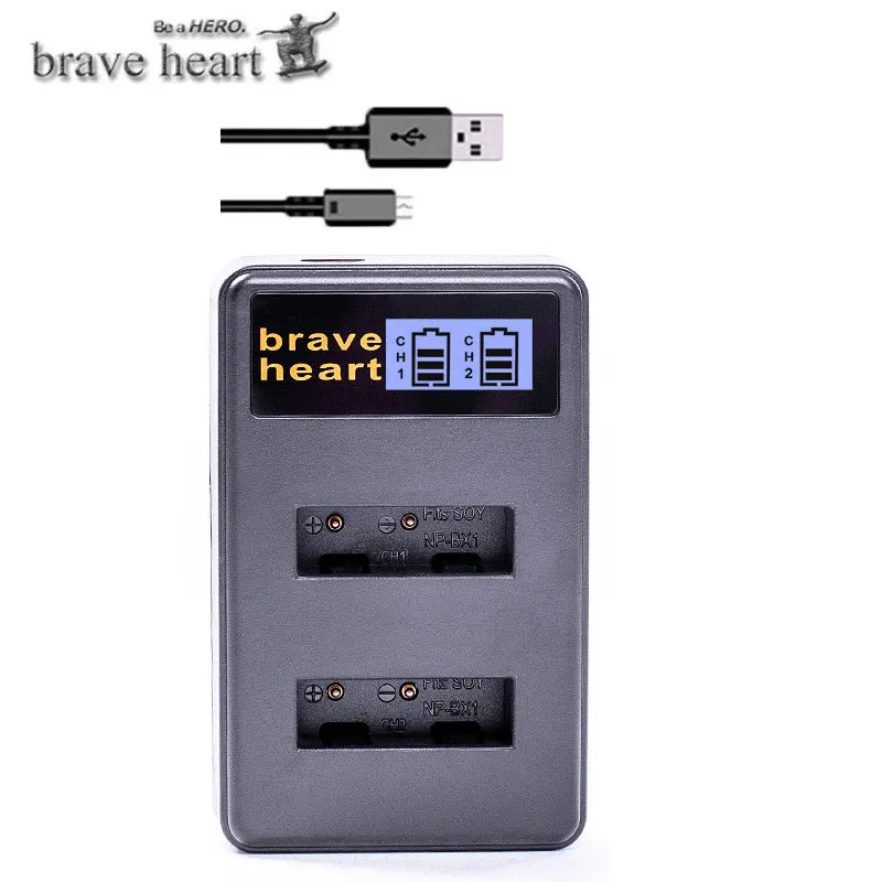 6x bateria NPBX1 NP-BX1 NP BX1 Battery Packs+ Dual USB Charger for Sony DSC RX1 RX100 AS100V M3 M2 HX300 HX400 HX50 HX60 GWP88