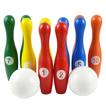 

1 Set Bowling Toy Kit Kids Hands-on Intellectual Development Toys Funny Toddlers Bowling Toy Early Educational Bowling Toy Set f
