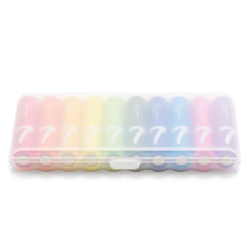 

10PCS For xiaomi AAA Rainbow Battery Disposable Batteries Kit Camera Mouse Keyboard Controller Toys lkaline Battery Rainbow