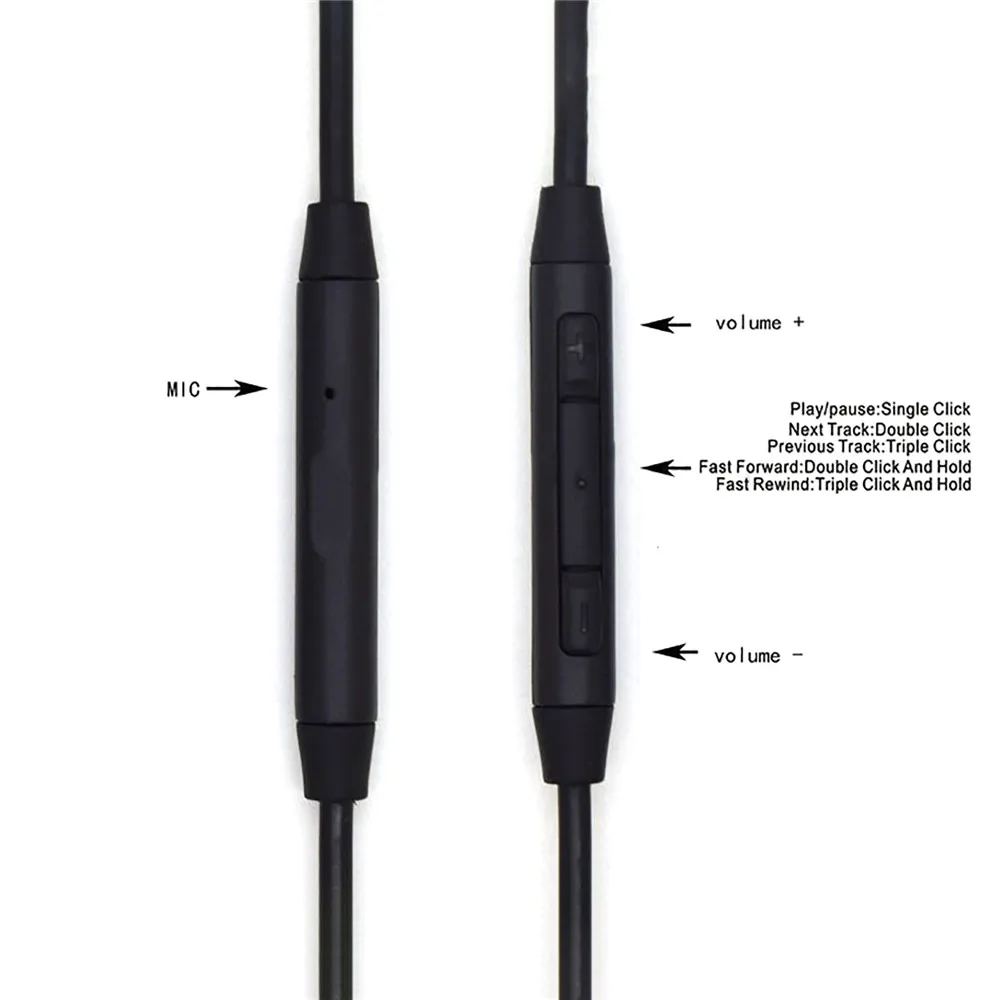 Replacement Cable Audio Line with Remote volume Control Mic for Bowers Wilkins P5 S2 P5 P5 Wireless P5 Recertified Headphone