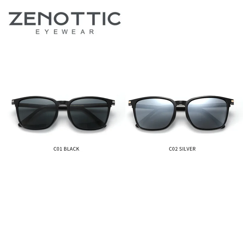 ZENOTTIC, дизайнерские мужские квадратные поляризованные солнцезащитные очки UV 400, защита глаз, для спорта на открытом воздухе, вождения, солнцезащитные очки Oculos De Sol