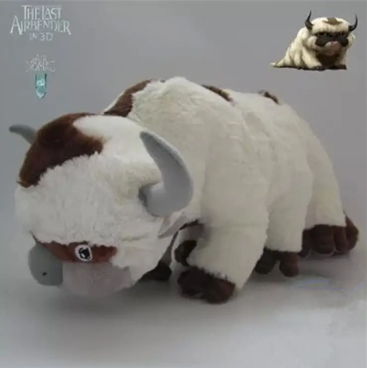Аниме Аватар Последний Airbender Appa Momo плюшевые игрушки Kawaii мультфильм плюшевая