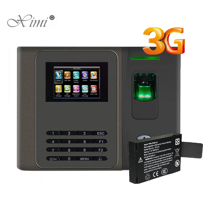 XM210 Biometric Fingerprint Access Control System With 3G TCP/IP Webserver Fingerprint Time Attendance With Backup Battery - Famidy.com