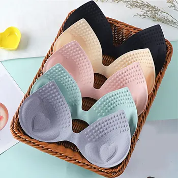 

Women Intimates Accessories Triangle Sponge Bikini Pads Swimsuit Breast Push Up Pads Chest Enhancers Bra Foam Invisible Inserts