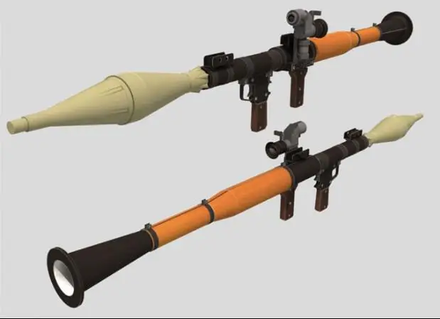 1:1 бумага RPG-7 Bazooka оружие Модель игрушки ручной работы 3D DIY Материал Руководство творческие вечерние шоу реквизит Tide дети подарок 2193