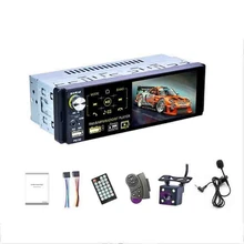 4,1 дюймов одиночный 1 din автомобильный стерео видео MP5 контактный плеер Bluetooth FM радио AUX USB TF