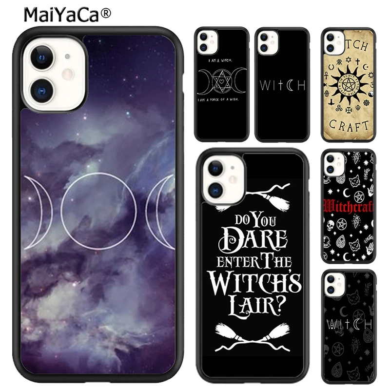 Чехол MaiYaCa для телефона с волшебным ведьмой iPhone SE 6 6s 7 8 plus X XR XS 11 12 pro max Samsung S8 S9 S10 |