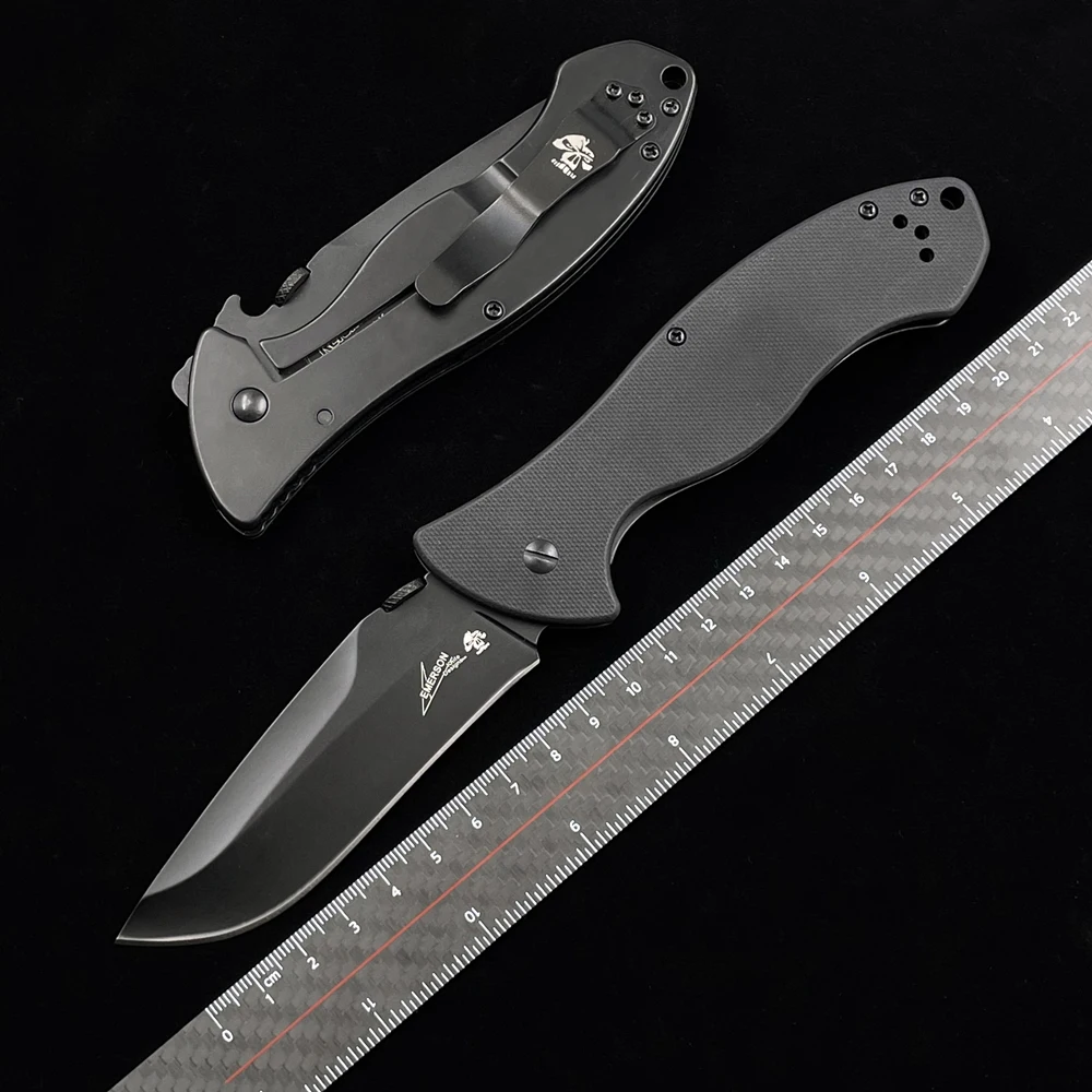 Складной нож kersha Emerson 6045BLK CQC-9K рукоятка из G10 уличный карманный тактический