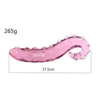 Glass Anal Plug Simulation Dildo Sexual Adult Female Sex Toys Anal Plug 3