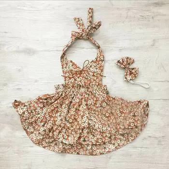 

Toddler Newborn Baby Girl Flower Clothes Sleeveless Top Shorts Dress Outfits