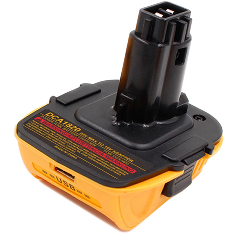 Для Dca1820 18V USB адаптер работать с Dewalt Макс Xr Dcb200 Dcb201 Dcb203 Dcb203Bt Dcb204 Dcb205 Dcb206 компактная