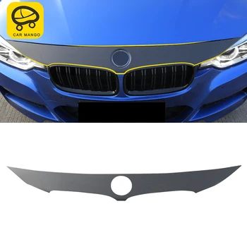 

CarManGo Auto Car Accessories Carbon Fiber Pattern Engine Top PVC Sticker Cover DIY Decoration for BMW 3 Series F30 2011-2019