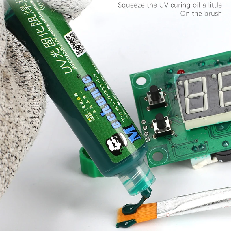 Mechanik zelená mazat UV pájecí maska PCB BGA malovat bránit corrosive arcing pájení pasta tavidlo tuž