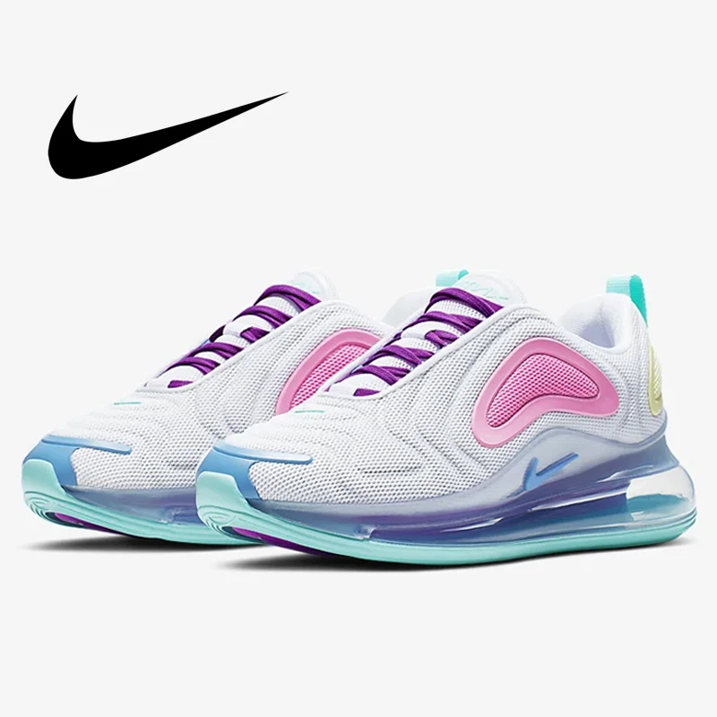 Оригинальный Nike Оригинальные кроссовки Air Max 720 Для женщин кроссовки дышащая спортивная мода; новые удобные 2019 AR9293-102