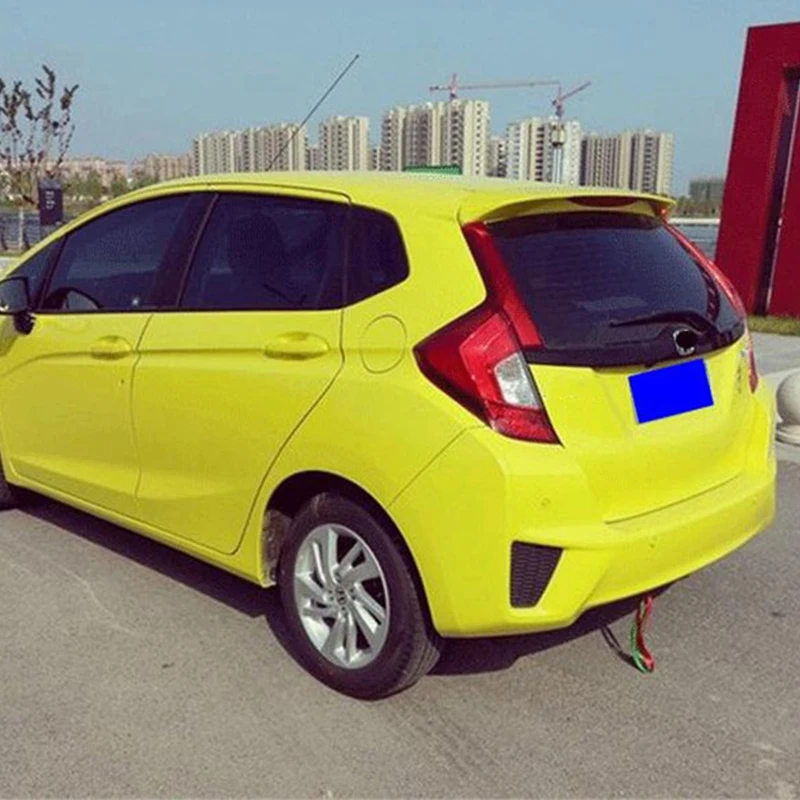 Автомобильные аксессуары спойлер Подходит- заднее крыло для Honda Jazz ABS пластик краска цвет спойлер багажника GK5 хвост крыло