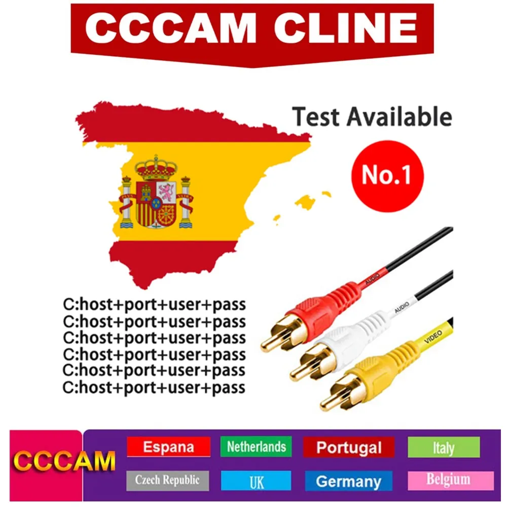 Европа Cccam 6 cline Европа cline Full HD 1 год Cccam cline для Европы использование для спутникового ТВ ресивера DVB-S2 сервер hd