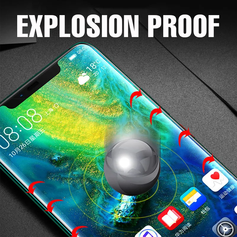 Изогнутая Защитная пленка для экрана Гидрогелевая Huawei Mate 20 Pro X Lite мягкая защитная