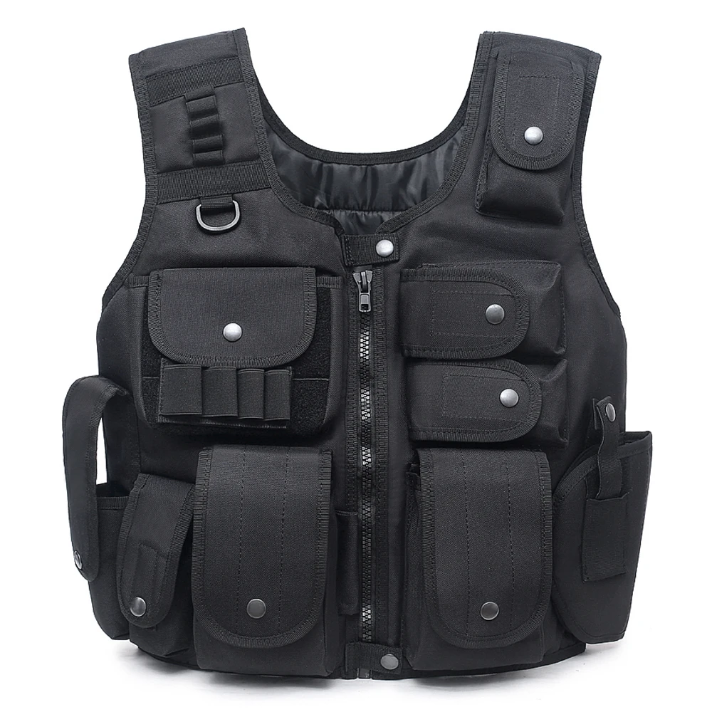 

Gear Carrier Vest Armor Vest Police Outdoor Armor Vest Adjustable Combat Training CS Gaming Police Vest Chest Protector