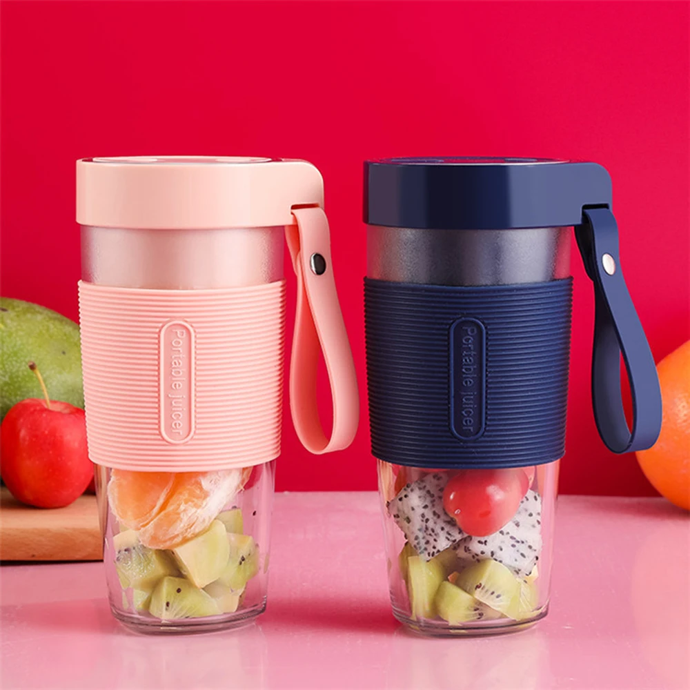

Portable Fruit Juicer Cordless Juicer Rechargeable Fruit Squeezer Mini Fruit Extractor Smoothie Blender Handheld Vegetable Mixer