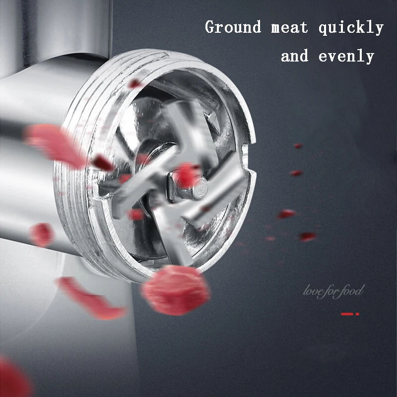 US $104.24 Electric Meat Grinder Stainless Steel Home Commercial Small Mincing Machine Enema Meat Machine