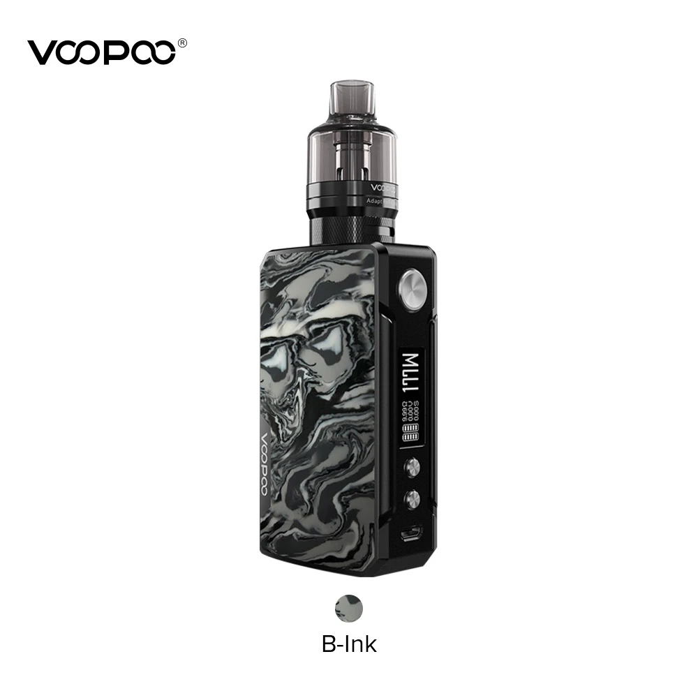 Боксмод VOOPOO DRAG 2 4 5 мл PnP Pod Tank PNP VM5 VM6 Coil максимальная мощность 177 Вт электронная