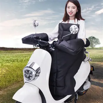 

Electric Car Windshield Winter Plus Velvet Thickening Split Windshield Battery Car Scooter Motorcycle Leg Apron Cover