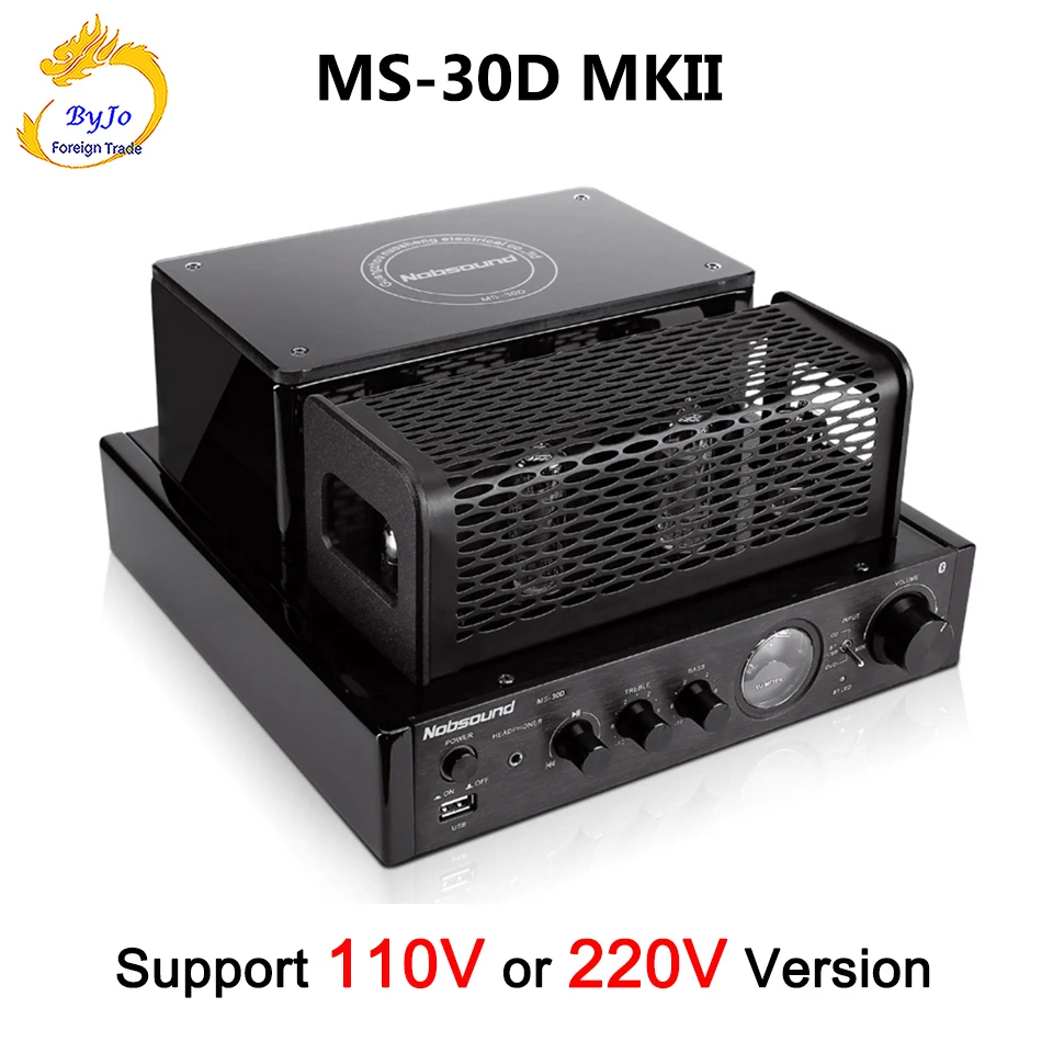 

Nobsound MS-30D Bluetooth amplifier tube Amplifier audio 110V 220V amplifier Power amplifier MS-10D MKII upgrade