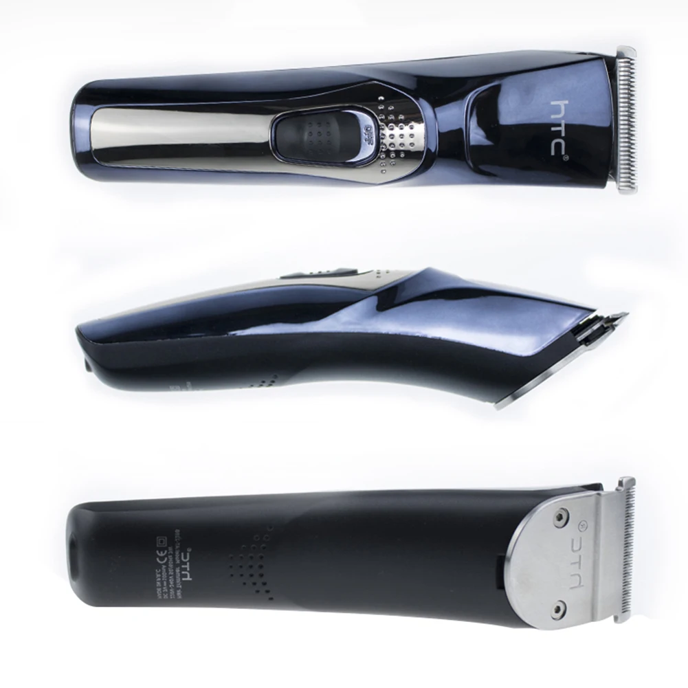 HTC Hair Clipper Salon Professional Haircut Adjustable Electric Hair Clipper Razor Adult Children Chargeable Hair Trimmer