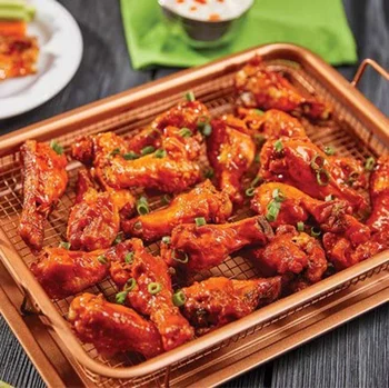 

Baking Tray Oil Frying Baking Pan Non-Stick Chips Basket Baking Dish Grill Mesh Kitchen Tools