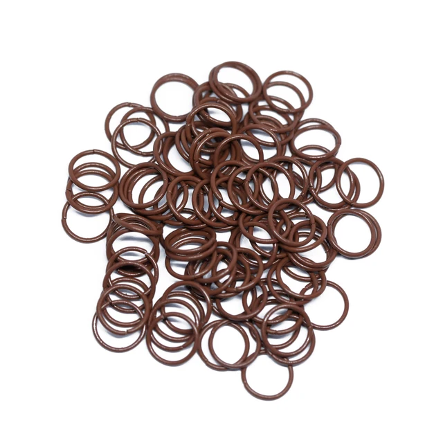 1x10mm 100pcs/lot 19 Colors Metal DIY Jewelry Findings Open Single Loops Jump Rings & Split Ring for jewelry making coffe 19