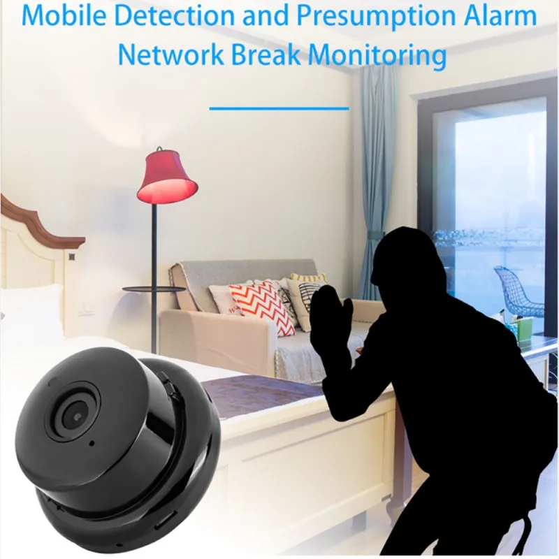 V380 Mini Wifi Camera 1080p IP Camera Wireless CCTV Infrared Night Vision Motion Detection 2-Way Audio Home Security Camcorders