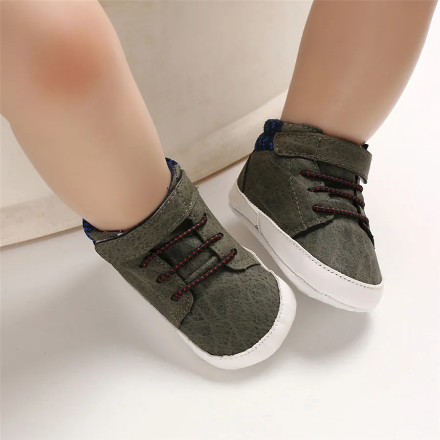 Baby shoes girls rubber sole canvas high-top baby shoes boys non-slip kids sneakers boys and girls tennis sports shoes 30A15 (31)