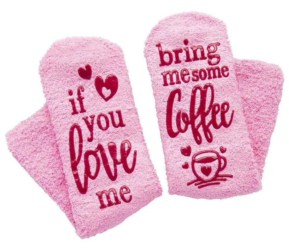 Valentines day gift terry socks if you love me socks party favor anniversary gift for girlfriend present