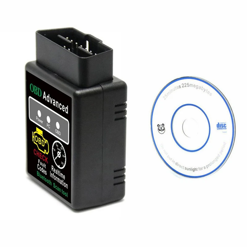 ELM327 V1.5 HH OBD 2 OBDII бензиновые автомобильные аксессуары Bluetooth Android Torque/ПК