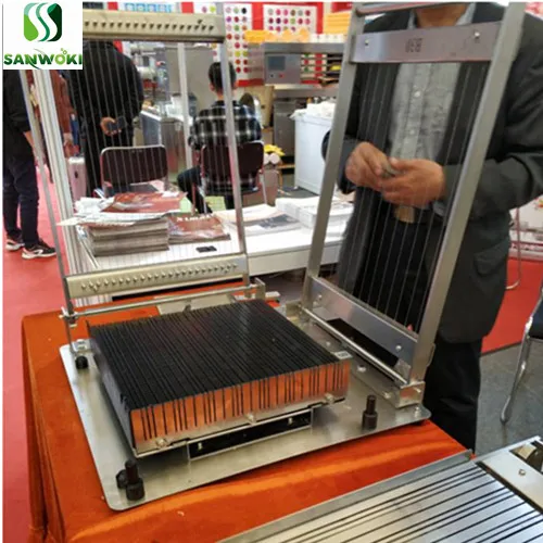 cake cheese block wire cutting tool soft food cutter machine Chocolate Cubes slicing Machine 360*360mm cutting table