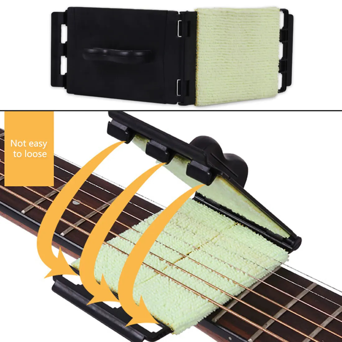 

1 pcs Electric Guitar Bass Strings Scrubber Fingerboard Rub Cleaning Tool Maintenance Care Bass Cleaner Guitar Accessories