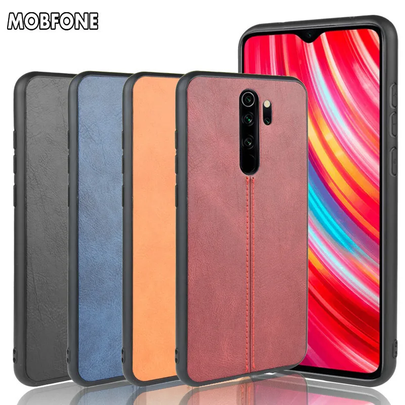 Новый деловой чехол для Xiaomi Redmi Note 8 профессионального шитья кожаный 8T 360