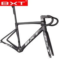 BXT new all inner cable Disc road carbon frame bicycle 4