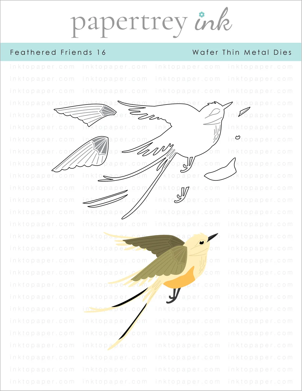 Металлические пресс-формы Feathered Friends 16 сделай сам скрапбукинг ремесленный шаблон