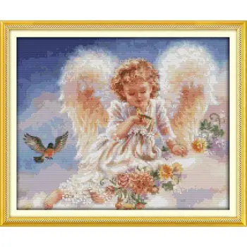 

Joy Sunday continuation of life Cross-stitch kits DIY 14CT DMC printed canvas Cross stitch needlework embroidery sets Home decor