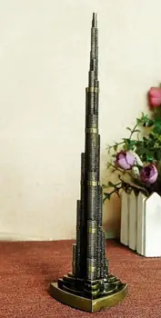 

Tourist souvenir alloy khalifa Alloy Harry tower Burj Dubai Mansion SDI tower model decorations world