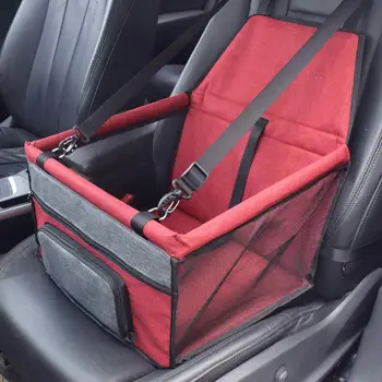 

Onever New Pet Car Mat Gauze Strap Bag Waterproof Car Mat Travel Mesh Hanging Bag Dog Safety Breathable Car Bag