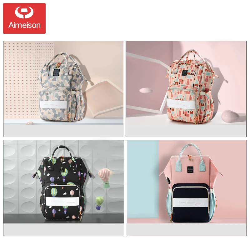 Mummy bag 2019 new fashion female maternal and child package shoulder portable multi-function large capacity mother bag out