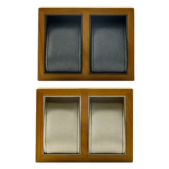 

Watch Display Sand Props Solid Wood with Microfiber Internal Jewelry Organizer for Shop Counter