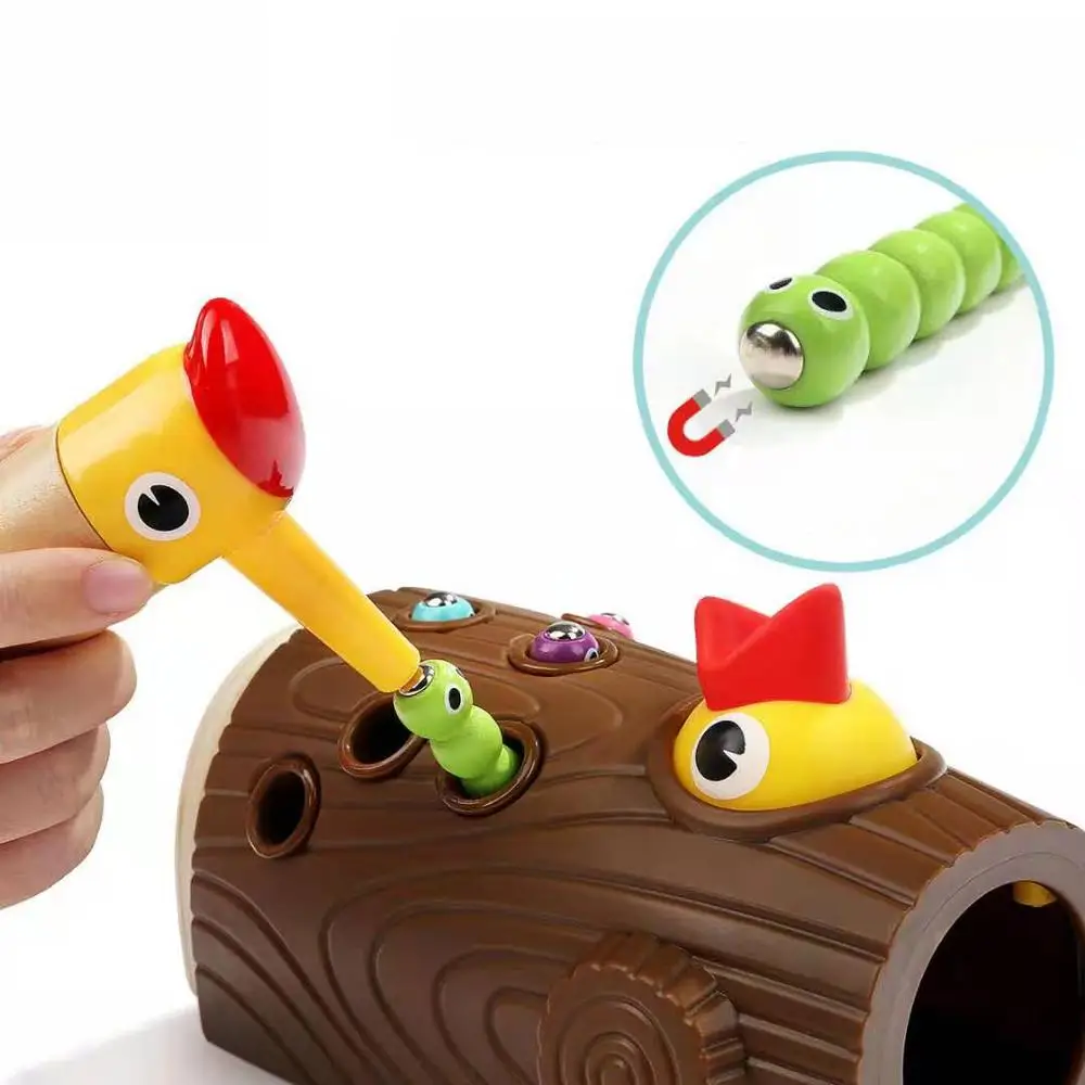  Baby Toy New Wooden Magnetic Fishing Game Color Cogniton Early Learning Education Toys For Children