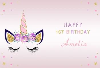 

unicorn wall backdrop girls birthday background for birthday decoration banners backdrop for pictures w658